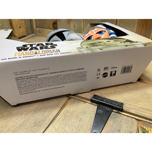 Mattel Star Wars Mandalorian His Name is Grogu 8” Plush Grogu & Ahsoka Tano 3pk - Picture 4 of 6